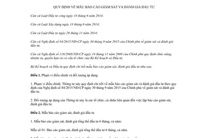 Thông tư 05/2023/TT-BKHĐT mẫu báo cáo giám sát đánh giá đầu tư chế độ báo cáo trực tuyến mới nhất