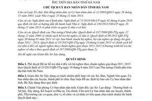 Quyết định 1498/QĐ-UBND duyệt hỗ trợ nhà ở hộ nghèo theo chuẩn nghèo Hà Nam 2015