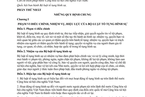 Bộ luật tố tụng hình sự 2015