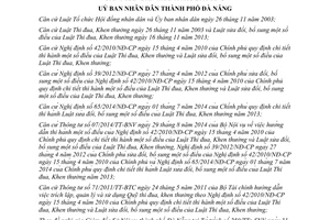 Quyết định 30/2015/QĐ-UBND Quy định công tác thi đua khen thưởng Đà Nẵng