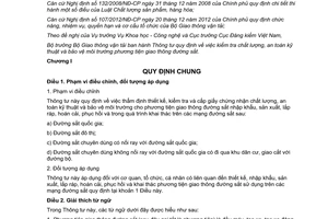 Thông tư 63/2015/TT-BGTVT chất lượng an toàn kỹ thuật bảo vệ môi trường phương tiện giao thông đường sắt