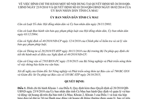 Quyết định 1739/QĐ-UBND đình chỉ thi hành quy định quản lý và bảo vệ động vật hoang dã Cà Mau 2015