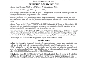 Quyết định 4080/QĐ-UBND đề cương phát triển xuất bản in phát hành xuất bản phẩm Bình Định 2015