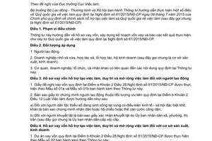 Thông tư 45/2015/TT-BLĐTBXH Hướng dẫn 64/2015/NĐ-CP quỹ quốc gia hỗ trợ tạo việc làm quỹ quốc gia việc làm