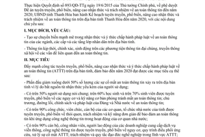 Kế hoạch 152/KH-UBND tuyên truyền phố biến nâng cao nhận thức trách nhiệm an toàn thông tin Thanh Hóa