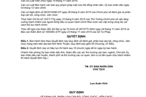 Quyết định 80/2015/QĐ-UBND đánh giá phân loại cán bộ công viên chức Ninh Thuận