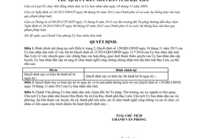 Quyết định 1964/QĐ-UBND năm 2015 đính chính Quyết định 120/QĐ-UBND Bạc Liêu