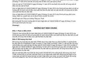 Thông tư 195/2015/TT-BTC hướng dẫn 108/2015/NĐ-CP hướng dẫn Luật thuế tiêu thụ đặc biệt