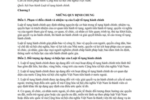 Luật tố tụng hành chính 2015