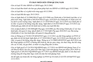 Quyết định 34/2015/QĐ-UBND cho thuê môi trường rừng để trồng Sâm Ngọc Linh Quảng Nam
