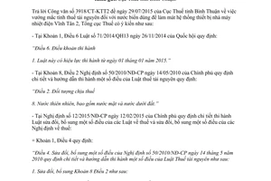 Công văn 4590/TCT-CS 2015 giải đáp chính sách thuế tài nguyên