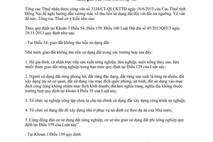 Công văn 4637/TCT-CS 2015 thu tiền sử dụng đất đối với đất tín ngưỡng