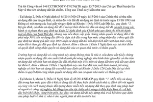 Công văn 4724/TCT-CS thu tiền sử dụng đất lấn chiếm 2015