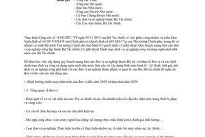 Công văn 17387/BTC-TCCB triển khai Quyết định 695/QĐ-TTg Nghị định 16/2015/NĐ-CP