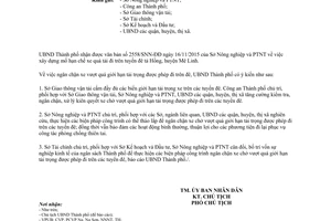 Công văn 8434/UBND-NNNT ngăn chặn xe vượt quá giới hạn tải trọng được phép đi trên đê Hà Nội 2015