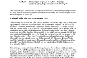 Công văn 17657/BTC-TĐKT hướng dẫn tổng kết công tác thi đua khen thưởng 2015