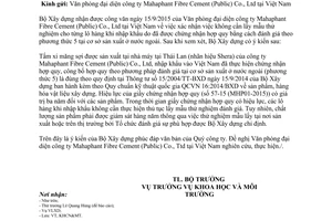 Công văn 623/BXD-KHCN hướng dẫn thực hiện QCVN 16:2014/BXD 2015