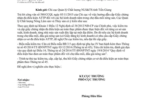 Công văn 2887/QLCL-CL2 kiểm tra an toàn thực phẩm chợ đầu mối nông sản 2015