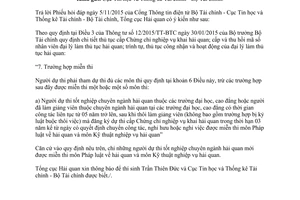Công văn 10955/TCHQ-TCCB miễn thi môn pháp luật hải quan môn kỹ thuật nghiệp vụ hải quan 2015