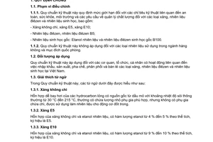 Quy chuẩn kỹ thuật quốc gia QCVN 1:2015/BKHCN về Xăng, nhiên liệu điêzen và nhiên liệu sinh học
