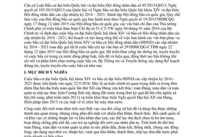 Kế hoạch 151/KH-BTTTT thông tin tuyên truyền cuộc bầu cử đại biểu Quốc hội khóa XIV đại biểu hội đồng