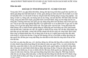 Chương trình hành động 01/CTr-UBND thực hiện 01/NQ-CP phát triển kinh tế xã hội Phú Yên 2016