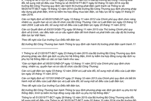 Văn bản hợp nhất 02/VBHN-BCT thông tư quy định vận hành thị trường phát điện cạnh tranh 2016