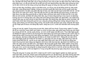 Báo cáo số 12/BC-BTP tổng kết công tác tư pháp 2015 định hướng nhiệm kỳ 2016 2020