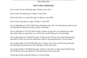 Quyết định 149/QĐ-TTg phát triển hạ tầng viễn thông băng rộng 2020 2016