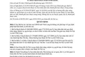 Quyết định 200/QĐ-UBND bãi bỏ văn bản của Ủy ban nhân dân tỉnh Vĩnh Long 2016