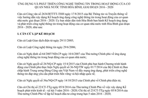 Kế hoạch 11/KH-UBND ứng dụng phát triển công nghệ thông tin trong cơ quan nhà nước Hòa Bình 2016