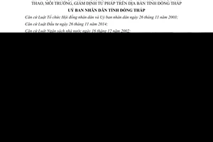 Quyết định 01/2016/QĐ-UBND khuyến khích xã hội hóa lĩnh vực giáo dục y tế văn hóa Đồng Tháp