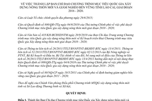 Quyết định 45/QĐ-UBND 2016 Ban Chỉ đạo nông thôn mới giảm nghèo bền vững Lào Cai 2020