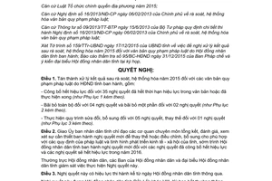 Nghị quyết 192/NQ-HĐND 2016 xử lý kết quả hệ thống hóa văn bản quy phạm Đắk Lắk 2015