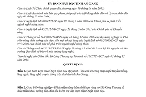 Quyết định 02/2016/QĐ-UBND công nhận nghề truyền thống làng nghề, làng nghề truyền thống An Giang