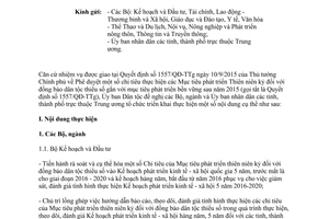 Công văn 65/UBDT-CSDT thực hiện Quyết định 1557/QĐ-TTg 2016