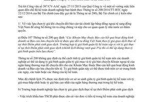 Công văn 606/BTC-CĐKT chế độ kế toán 2016