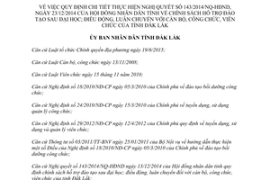 Quyết định 06/2016/QĐ-UBND đào tạo sau đại học điều động luân chuyển cán bộ công viên chức Đắk Lắk