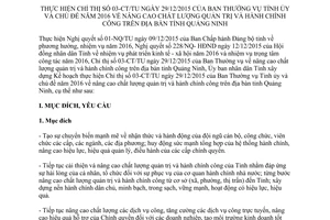 Kế hoạch 916/KH-UBND 2016 nâng cao hiệu quả quản trị hành chính công Quảng Ninh