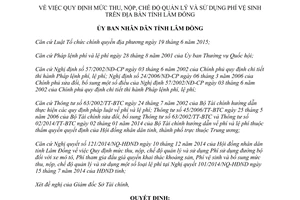 Quyết định 06/2016/QĐ-UBND Phí vệ sinh Lâm Đồng