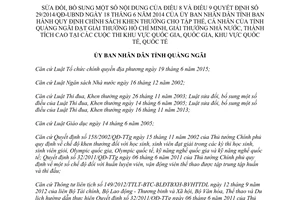 Quyết định 04/2016/QĐ-UBND sửa đổi quy định khen thưởng cho tập thể cá nhân Quảng Ngãi