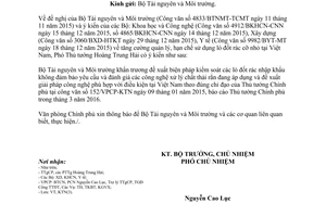 Công văn 905/VPCP-KTN tăng cường quản lý hạn chế sử dụng lò đốt rác cỡ nhỏ 2016