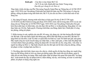 Công văn 871/BYT-VPB1 2016 phòng chống tội phạm trong tình hình mới