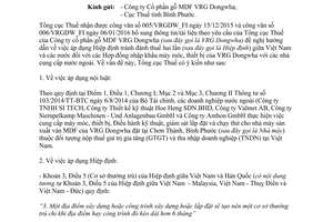 Công văn 732/TCT-HTQT áp dụng hiệp định tránh đánh thuế hai lần giữa Việt Nam các nước 2016