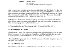 Công văn 7509/BKHĐT-TCTK hướng dẫn chuẩn bị Tổng điều tra kinh tế 2016