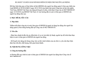 Kế hoạch 112/KH-BHXH rà soát bàn giao sổ bảo hiểm xã hội cho người lao động 2017