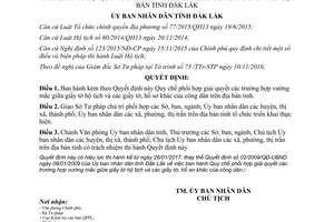 Quyết định 02/2017/QĐ-UBND giải quyết vướng mắc giữa giấy tờ hộ tịch và giấy tờ hồ sơ khác Đắk Lắk