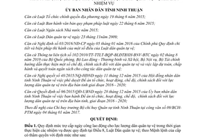 Quyết định 04/2017/QĐ-UBND mức trợ cấp ngày công phụ cấp thâm niên đặc thù dân quân Ninh Thuận