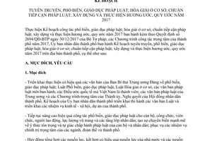 Kế hoạch 11/KH-UBND phổ biến giáo dục pháp luật xây dựng thực hiện hương ước Hải Phòng 2017