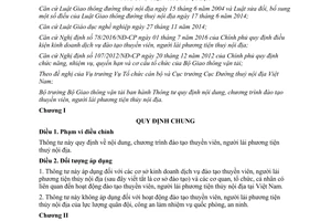 Thông tư 03/2017/TT-BGTVT chương trình đào tạo thuyền viên người lái phương tiện thủy nội địa